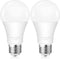 3 Way LED Light Bulbs, 40 60 100 Watt Equivalent, A19 Dimmable, 2700K Warm White, E26 Base, 500-1000-1500LM, 2 Pack