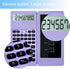 Scientific Calculator for High School, 10 Digits Digital with Erasable Writing Board, Purple