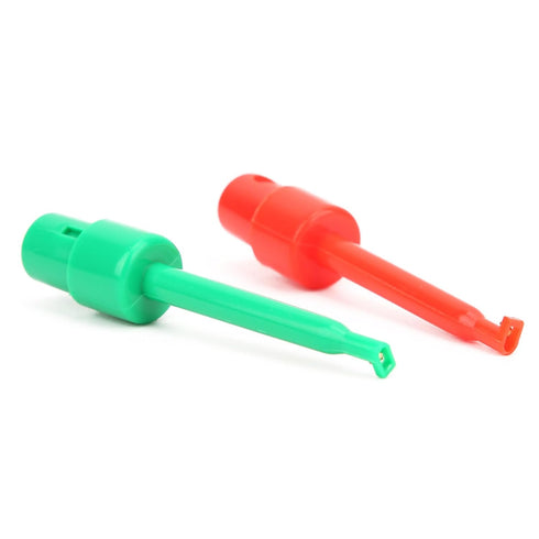 20Pcs Test Hooks Clips Multimeter, Colorful Test Grabber Probe, Large Spring Hook Clip for Electronic Testing