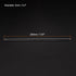 MECCANIXITY 3.3 Borosilicate Glass Stick 7.87" Length 5mm Dia Stir Rod Mixing Tools with Both Ends Round for Lab Kitchen Science 3Pcs