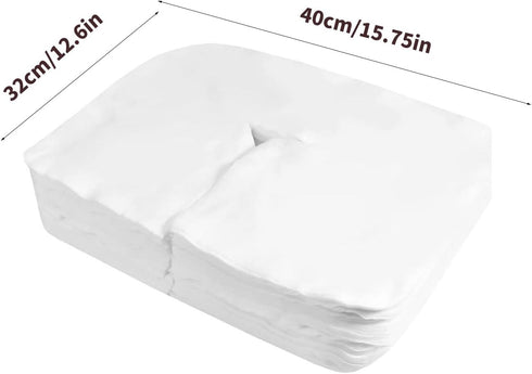Ywmsfl Pillow Protectors Nonwoven Materials Disposables Face Cover for Travel Clinic Nursing Home Easy Application Soft