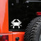 MHDStickerCo Blue Crab Vinyl Decal Sticker | Custom Truck Window Bumper Car Laptop