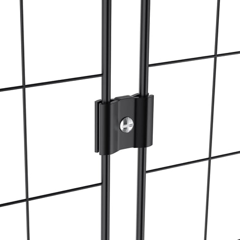 36 Pcs Gridwall Joining Clips, Black Wire Grid Panel Connector for Wall Grid Panels
