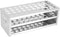 Stainless Steel Punch Plate Test Tube Rack, 40 Holes Large Capacity Lab Holder (15.5 * 40mm)