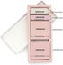Pink Lined Sticky Notes Set 240 Sheets Square Lined Sticky Notes Pads 240 Sheets Pastel Small Sticky Notes, 4 Pads/Pack