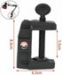 asky Adjustable Desk Lamp Bracket Holder - Black Clip Light Mount