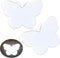 DASITON White Butterfly Night Light Plug Into Wall, Auto Dusk to Dawn