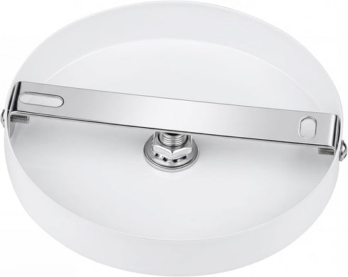 12cm White Ceiling Canopy Light Kit with Hardware, Ceiling Plate for Pendant Lighting Chandelier