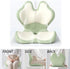 GPPYMX Seat Cushion Lumbar Support Pillow for Office Chair, Memory Foam L-Shaped Seat & Backrest Cushion for Long