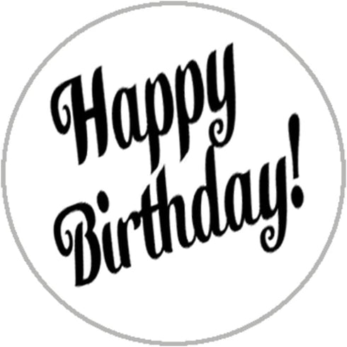 Happy Birthday Envelope Seals - 1.2" Happy Birthday Stickers, 144 Stickers