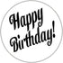 Happy Birthday Envelope Seals - 1.2" Happy Birthday Stickers, 144 Stickers