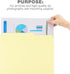 Lineco Archival Letter Size File Folders, 50 Pack, Acid-Free, Light Tan, 9.5" x 11.75" with 1/3-Cut Tab