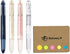 Pilot Hi-tec-c Coleto 5 Color Multi Pen Body Component, Basic & Pearl Pattern, 4-pack