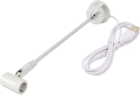 Yunir 1W Indoor Spotlight LED,Aluminum Alloy Rotatable Floor Spotlight Lamp USB Spot Lights,Adjustable Small Standing