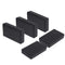 Zulkit 5Pcs Project Boxes, ABS Plastic Electrical Project Case, Power Junction Box, Black 2.76 x 1.65 x 0.71 inch