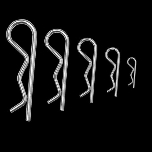 20 Pcs Hardware Pins Cotter Pins Assortment Kit, Heavy Duty Zinc Plated, for Hitch Pin Lock Systems, M1-M3