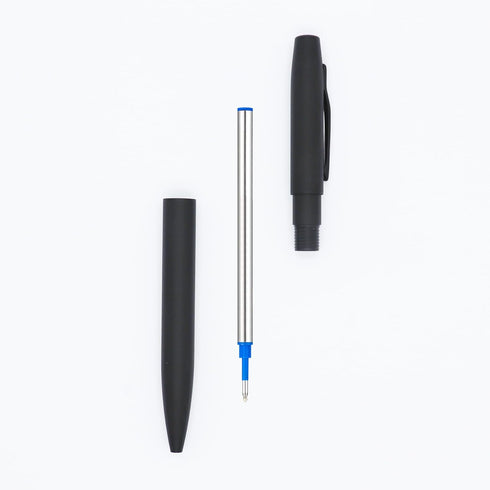 DunBong Rollerball Pen Refills Pack of 5, Fine Point 0.5mm Red Ink Replaceable Ballpoint Pen Refills (Blue)