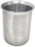 Low-Form Stainless Steel Beaker with Rim - 500ml Industrial-Grade Chemistry Lab Equipment for Liquids & Solids