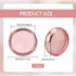 BENECREAT 11Pcs Aluminium Alloy Binding Discs, 18mm/0.7 Inch Metal Discbound Expansion Discs Discbound Binder Rings for Notebook Artwork, Rose Gold by BENECREAT