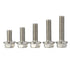 M8 x 10mm Flanged Hex Head Bolts - Stainless Steel 304, DIN 6921, 20 PCS