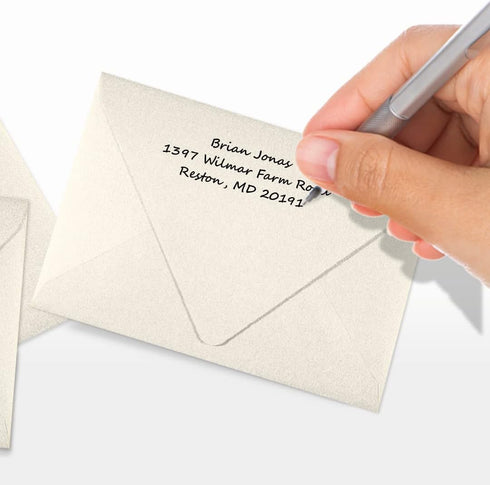 LUXPaper 4Bar A1 Contour Flap Invitation Envelopes | 3 5/8" x 5 1/8" | Quartz Metallic | 80lb. Text | Qty 50