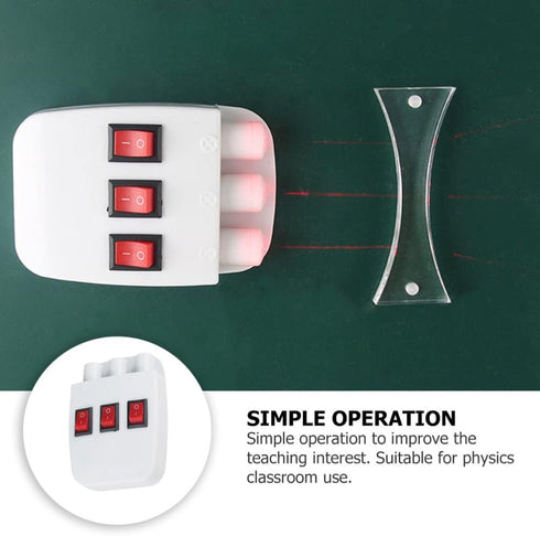 Totority Three-line Light Source Optical Tools, Semiconductor Teaching Tool for Optical Physics Experiments