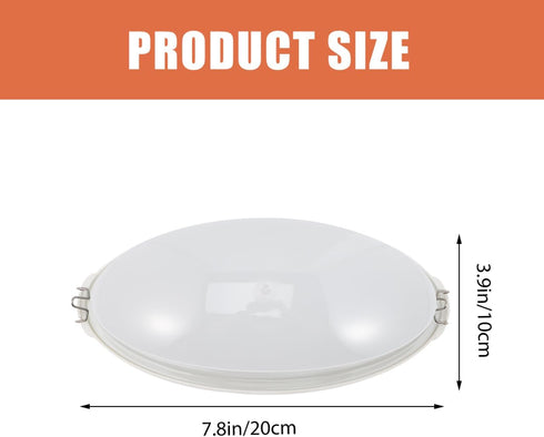 8.07X3.93X3.34 Inches jojofuny Sauna Explosion-Proof Light Shade Flush Mount Ceiling Lamp Cover Anti-Fog Vapor Proof