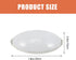 8.07X3.93X3.34 Inches jojofuny Sauna Explosion-Proof Light Shade Flush Mount Ceiling Lamp Cover Anti-Fog Vapor Proof
