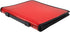 JAM PAPER Plastic Zipper 1.5 Inch Binder, Red, 3 Ring Binder, Sold Individually