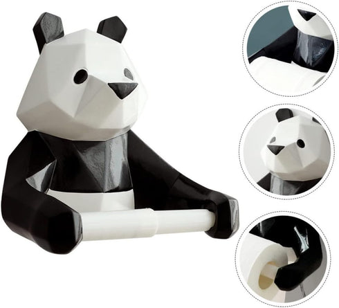 Panda Design Compact Paper Holder Stand for Towel and Tissue