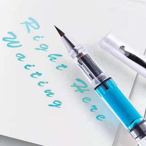 Veemoon 5pcs Watercolor Brushes, Refillable Brush Pens, Ink Writing Brush for Drawing Art Supplies Calligraphy Practice