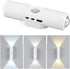 Shophubio Motion Sensor Wall Lamp, Magnetic USB Rechargeable Light with Self-, Wireless LED Spotlight Hallway Bedroom