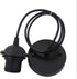 Icole Ceiling Light Pendant Fitting E26 Lamp Holder Black Ceiling Rose Pendant Modern