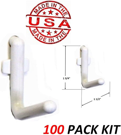 WallPeg Peg Board Tool Organizer Kit PH-4, Pegboard Hooks for Tool Storage & Garage Organization