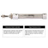 Pneumatic Air Cylinder CDJ2B10-30B, 10mm Diameter 30mm Stroke Double Acting Stainless Steel Hydraulic Cylinder