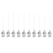 10pcs 28Gauge Stainless Steel Dispensing Needles, 1 1/2" All Metal Glue Needle Tube Blunt Tips