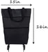 aotekar 2 1 in Foldable Shopping Cart, Collapsible Two-Stage Zipper Grocery Cart with Wheels Shopping Bag