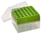 Caplugs Evergreen 240-6615-G3D Centrifuge Tube Storage Box for 15 mL Tubes, 36 Places, Green