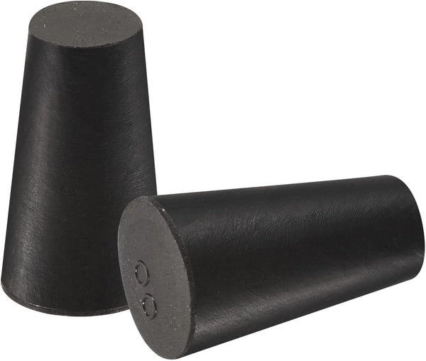 MECCANIXITY Rubber Tapered Plug - 10mm to 15mm Solid Test Tubes Bungs Stopper (30 Pieces)