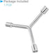 Y-Shaped 3 Way Socket Wrench, 8mm 9mm 10mm, 3-inch Length, CR-V Y-Type Hex Spanner Repair Tool, 1-Piece