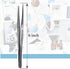 High Precision Lab Tweezers, 6" (15.2 cm) Fine Strong Point Stainless Steel