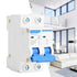 YWBL-WH Miniature Circuit Breaker DZ47-63 2P 400V AC Miniature Circuit Breaker Leakage Air Switch 63A