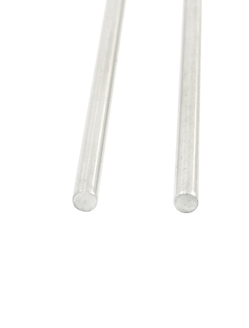 uxcell 5 Pcs Stainless Steel Round Rod Bar 350mm x 3mm for RC Model Airplane