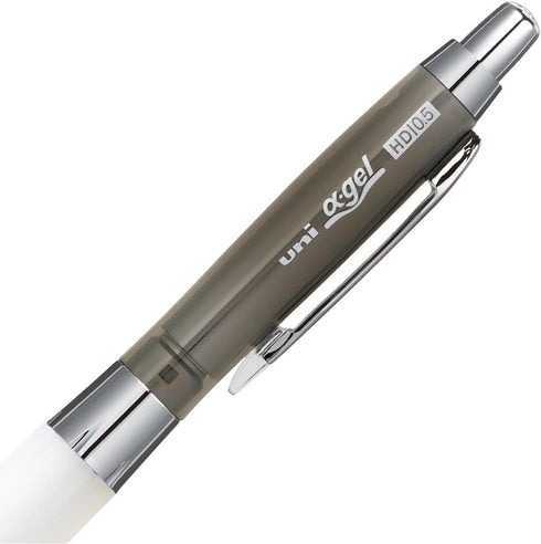 Uni Alpha-Gel Shaker Mechanical Pencil with Firm Grip 0.5mm, Chrome Black