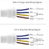Scpopfer 2Pack 100-240V 40W Motion Sensor Light Switch PIR Human Body Activated LED Sensors Home Smart Infrared