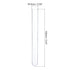 PATIKIL 13ml Plastic Test Tubes with Cork Stoppers, 15Pcs 150x15mm Tubes for Scientific Party Decoration Candy Bead Storage Bath Salt Lab Use, Clear