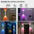 MKent Dimmable Closet (2, Rechargeable LED Wall Lamp Magnetic Motion Sensor Stick on Night Light for Bedroom Under
