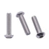 5/16-18 x 1-1/4" Hex Socket Button Head Cap Screws - 25 Pack, 304 Stainless Steel, Bright Finish