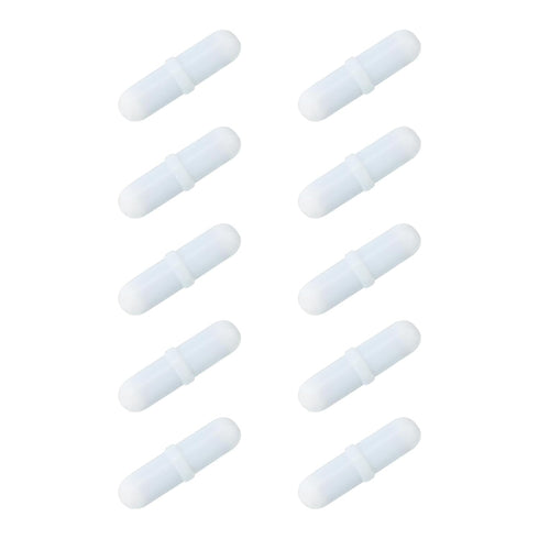 MECCANIXITY Magnetic Stirrer Mixer - 25mm/1" PTFE Coating Stir Bar Rod for Laboratory, Pack of 10