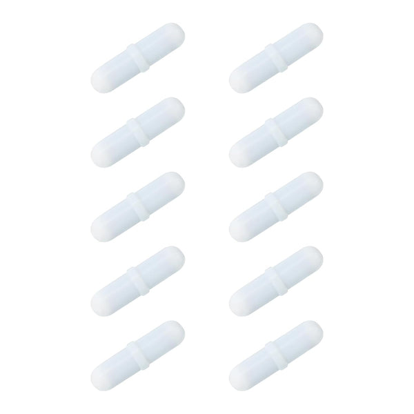 MECCANIXITY Magnetic Stirrer Mixer - 25mm/1" PTFE Coating Stir Bar Rod for Laboratory, Pack of 10